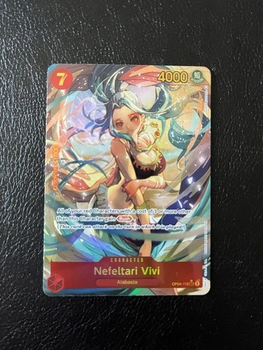 One Piece TCG - Nefeltari Vivi SEC Alt Art Op04-118 NM