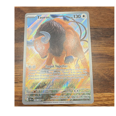 Pokémon Tauros Holo 096/086 CRI Basic Target Together 130 HP