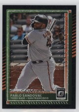 2025 Panini Donruss Optic Black Velocity Prizm 24/39 Pablo Sandoval #95 1ax