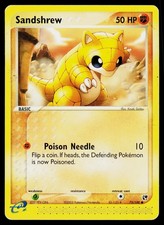 Sandshrew 75/100 Common Sandstorm Pokemon Moderately Played on eBay
