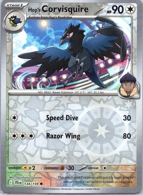Hop's Corvisquire Common SV09: Journey Together 134/159 NM