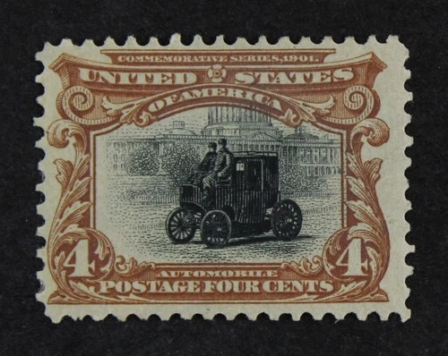 CKStamps: US Stamps Collection Scott#296 4c Mint H OG Spot Thin CV$70