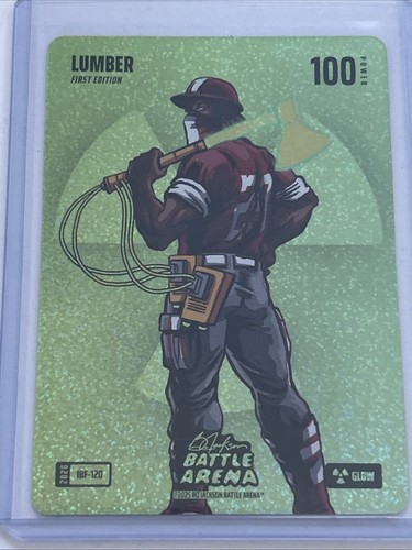 2026 Bo Jackson Battle Arena Lumber Icon Glow Battlefoil #IBF-120 James Wood