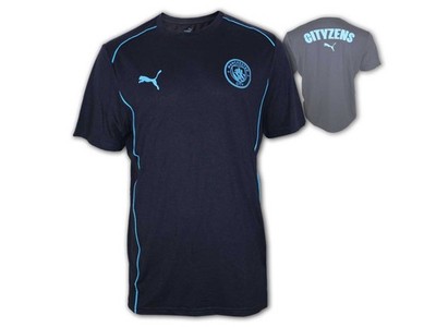 Puma Manchester City Casuals Tee blau Man.City T-Shirt Cityzens Jersey M - 3XL
