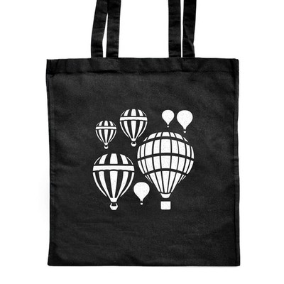 Shopper-Tasche 'Heißluftballons' klassisch schwarz (ZB00022928)