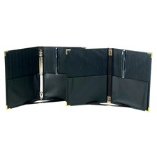Marlo Plastics Premium Concert Choral Folder 9 1 4 x 12 3 ring binder Black