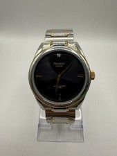 Armitron Men's Diamond Two-Tone Dark Blue Dial Quartz Watch With (New Battery)