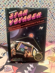 Star Voyager 5 Screw Nes Cib  Reg Card & Poster