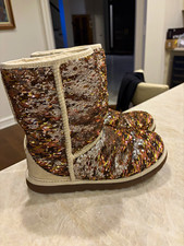 UGG Women s Gold champagne Soarkle Mid-Calf P...