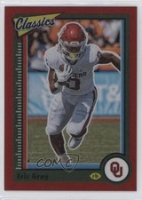 2023 Chronicles Draft Picks Classics Premium Edition Red /149 Eric Gray #21 3hd