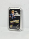 Nintendo 8-bit Trump For President Silver Bar 1 Oz .999 Colorized  458 Minted