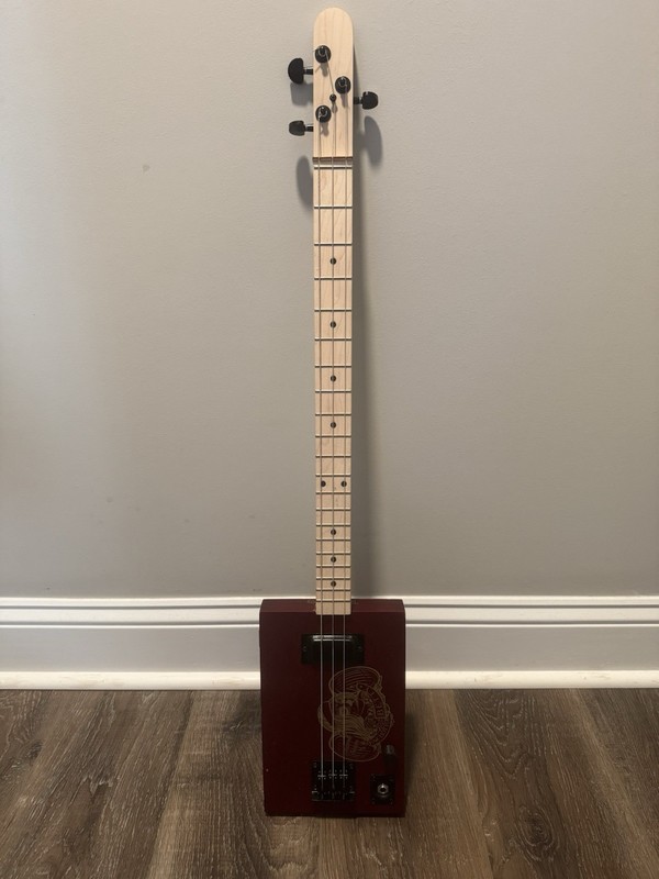3 String Electric Cigar Box Guitar