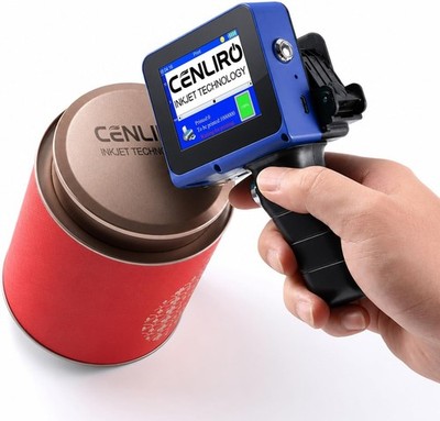 Mini Handheld Inkjet Printer CL05P 0.5'' Print Height Detachable TIJ Coder for Va