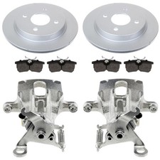 2 Bremssattel Bremsscheibe Belagsatz für Ford Focus I DAW DBW DFW DNW hinten