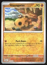 Pokemon Destined Rivals SV10 HIPPOPOTAS Reverse Holo 105/182 A05