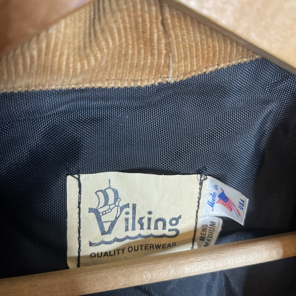 Vtg Camouflage jacket Viking tag outerwear men’s Sz M lightweight waterproof - Image 3 of 4