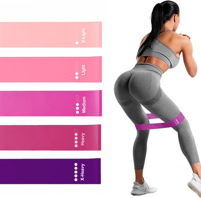 5 Pcs full boday Resistance Bands Loop Exercise Workout CrossFit Fitness Yoga