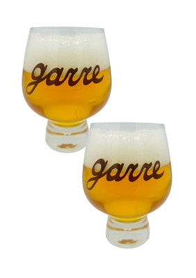 2er Set De Garre Belgische Biergläser Van Steenberge Brandneu Hausbar