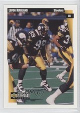 1997 Collector's Choice Team Sets Pittsburgh Steelers Levon Kirkland #PI4 0h1