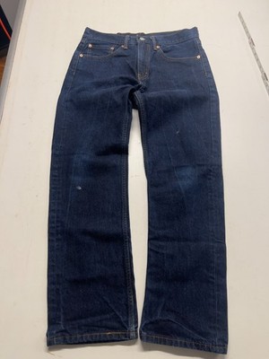 Vtg Levis 505 Regular Straight Leg Jeans Blue Denim Medium Wash Mens Sz 31x30