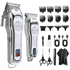 Combo Kits Hair Clipper Electric Hair Trimmer Set Rechargeable Cordless Haircut