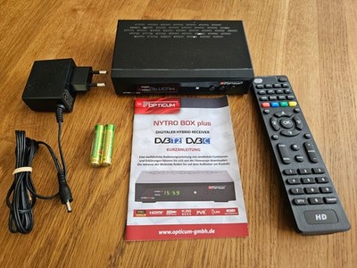 OPTICUM NYTRO BOX plus  DVB-T2 / DVB-C Digitaler Kombo Receiver PVR-Ready