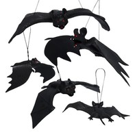 Halloween FledermäUse Deko 5 StüCk, 3D HäNgend, Gruselige Vampir Deko