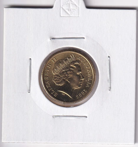 AUSTRALIAN: 2006 $2 ELDER UNC COIN IN 2X2 HOLDER #6984