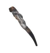 Eland Horn Shofar Shofar 19"-22" Silver Plated Priest Blowing Shofar