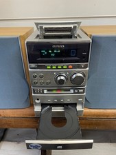 Aiwa XR-MD100K MINI DISK/CD STEREO SYSTEM used Great Stereo 