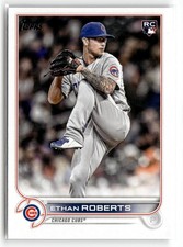 Ethan Roberts 2022 Topps Update Chicago Cubs Rookie #US256