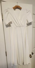 Simple White Dress Size SMALL Women's- Shein