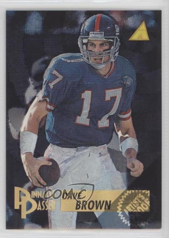 1995 Pinnacle Pinnacle Passer Artist's Proof Dave Brown #205 9b4