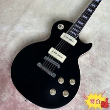 1996 Custom Shop Les Paul Matte Black Electric Guitar ABR-1 Bridge Shipment USA