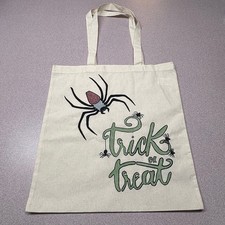 Handmade Halloween Trick-or-Treat Bag   Spider Design Tote for Kids