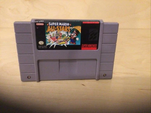 Super Mario All-Stars SNES Super Nintendo Authentic Cartridge Tested & Working