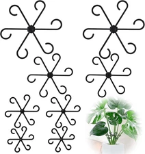 8pcs Plant Stem Support, Plant Support for Indoor Plants, Plastic Reusable Plant