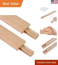Durable Center Mount Wax Coated Drawer Slides - 2 Pack, Easy Assembly