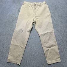 Vintage Women's Levi's 550 Relaxed Fit Tapered Tan Denim Jeans 12 Y2K Preppy