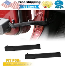 For Jeep Wrangler JK/ YJ/TJ 1 Pair Car Door Limiting Straps Belt Set Accessories
