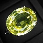 Charming Lemon Yellow Sapphire 26.20Ct 925 Sterling Silver Vanilla Gold Rings