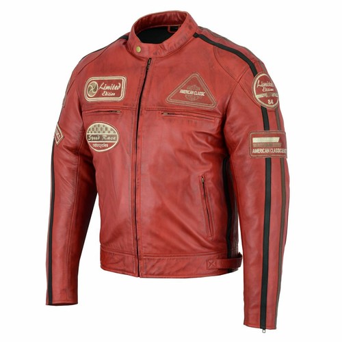 CHAQUETA HOMBRE MOTO DE VINTAGE eBay