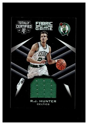 2016-17 Totally Certified Fabric of the Game Jersey R.J. Hunter Boston Celtics