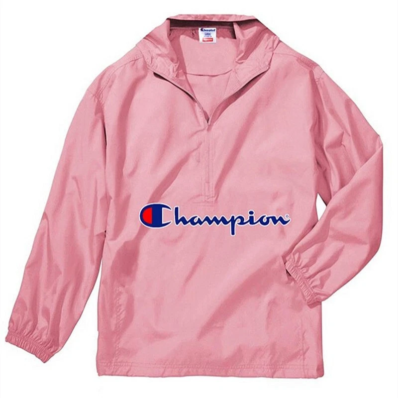 Pull demi zippé Supreme x Champion rose taille L