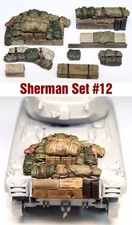 1/35 Scale Sherman Engine Deck Set #12 Value Gear Details - Resin Stowage