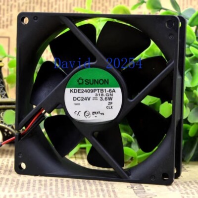 KDE2409PTB1-6A SUNON 24V3.6W 90*90*25 2-wire lead inverter fan