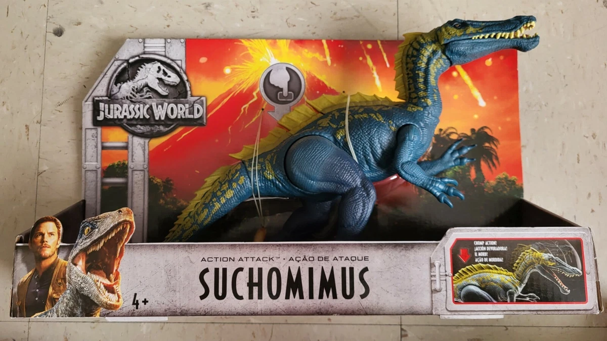 Jurassic world action attack suchomimus figure deals