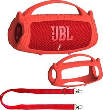 Silicone Cover Case for JBL Charge 5 Portable Bluetooth Speaker, Protective S
