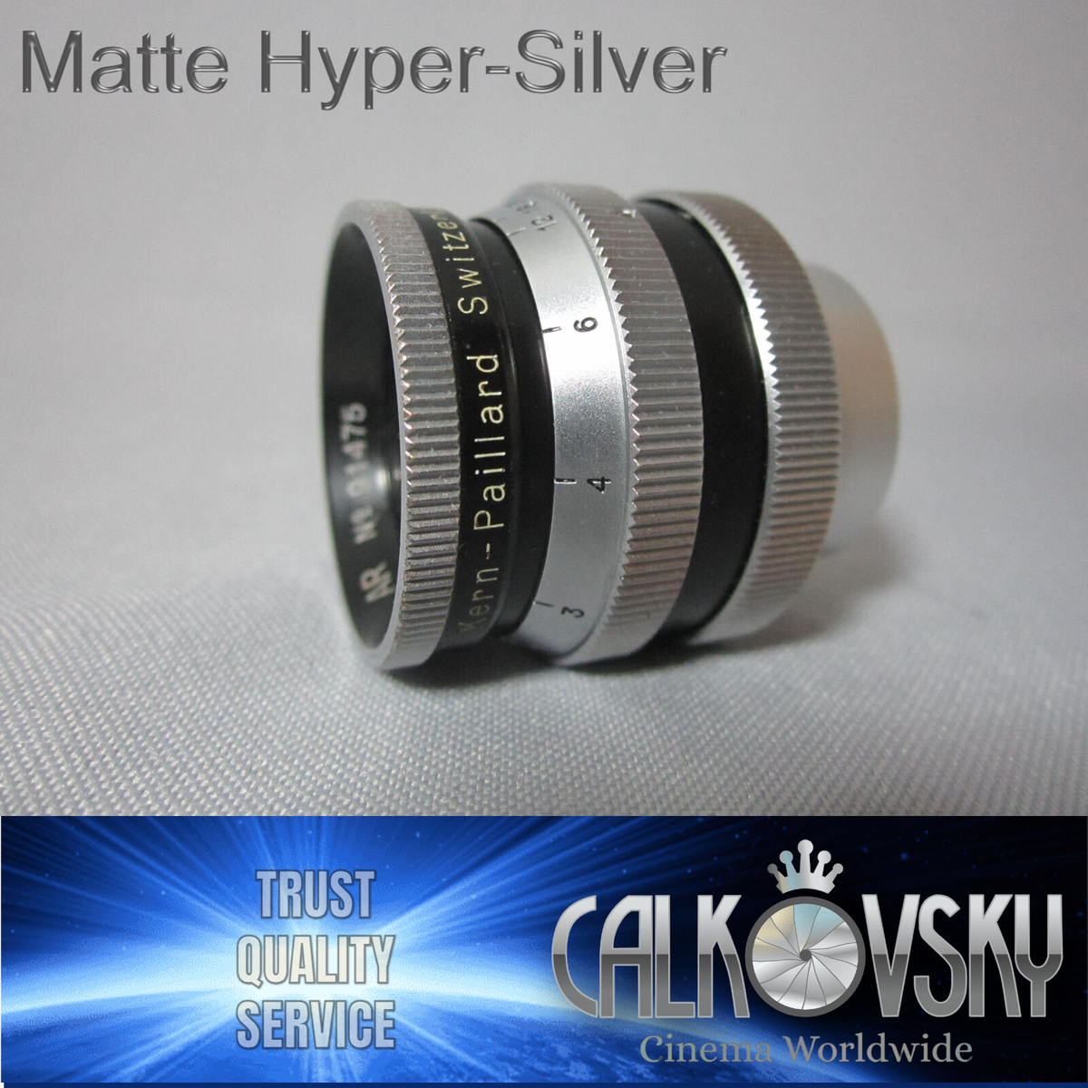 SUPER-16 KERN SWITAR 1.5/25MM C-MOUNT LENS: Bolex NON-reflex 16mm