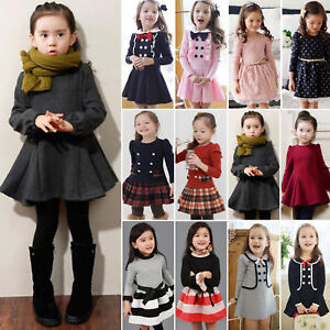 baby long sleeve party dress